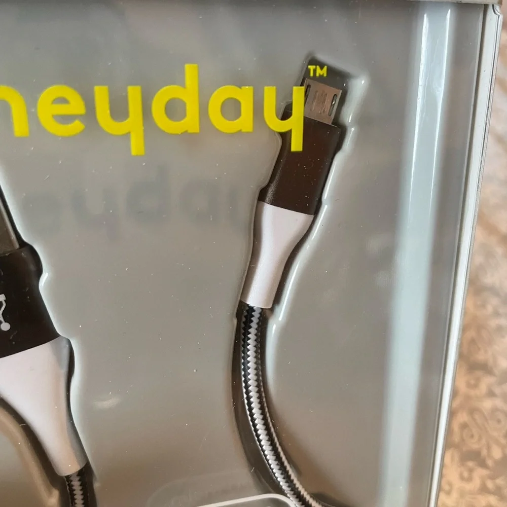 Heyday micro usb for Android 4 ft charging cable